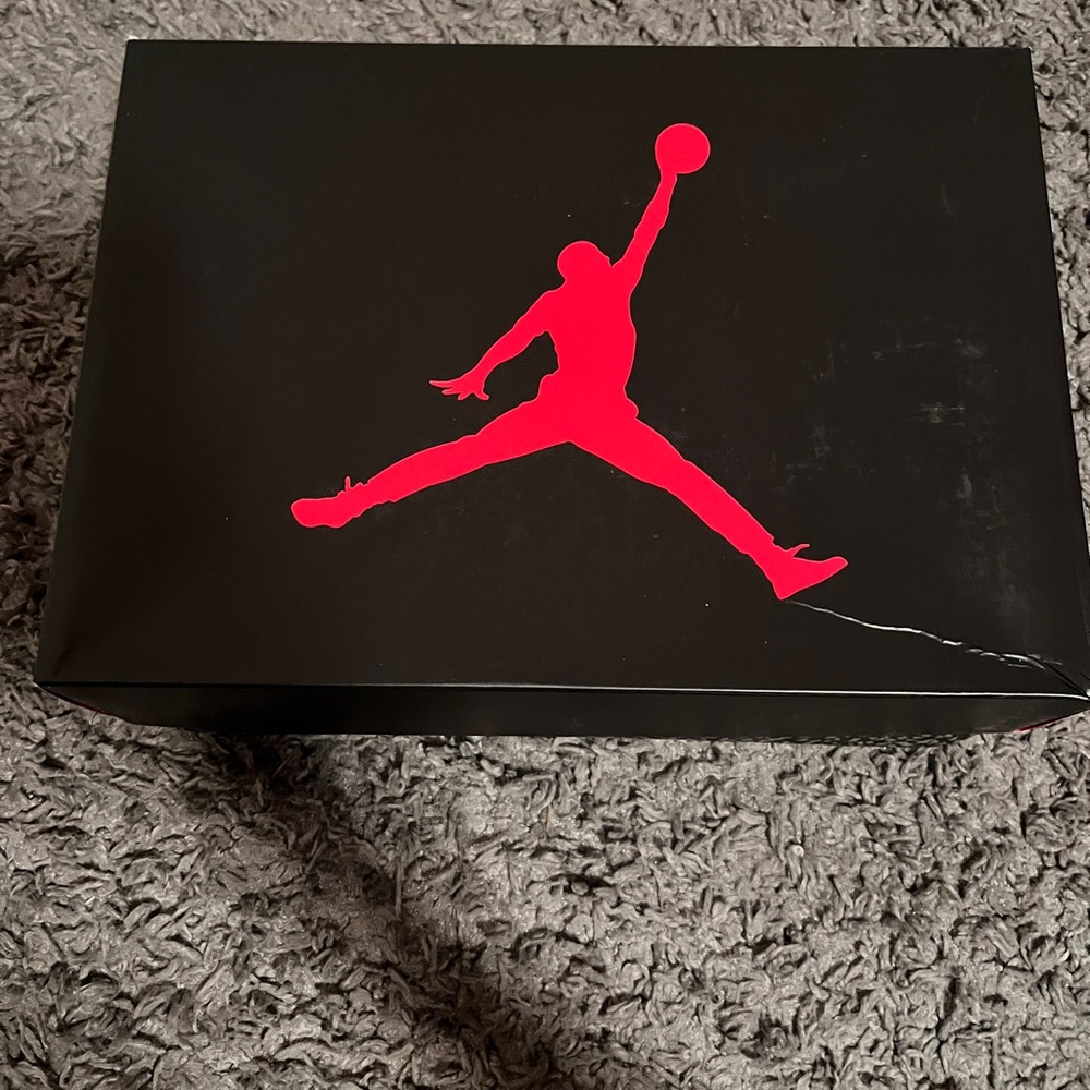 Air Jordan Black and Red Shoe Box